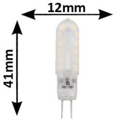 Ampoule LED pépite 1.6W G4 12V AC/DC - BENEITO FAURE
