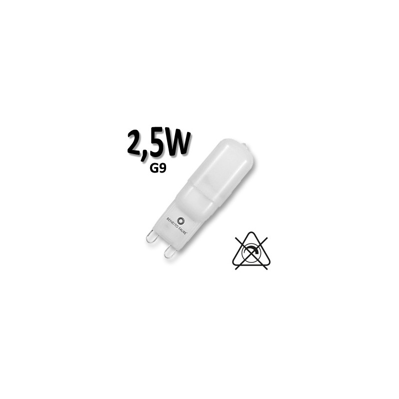Ampoule LED G9 2.5W - Lampe LED BENEITO FAURE UNIFORM-LINE