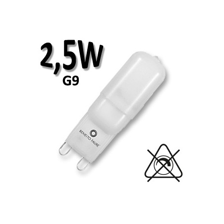 Ampoule LED G9 2.5W - Lampe LED BENEITO FAURE UNIFORM-LINE