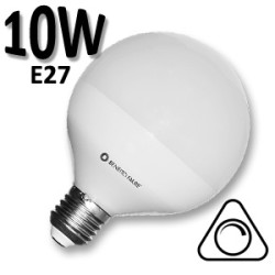 Ampoule LED pour variateur Globe opale Ø95mm 10W E27 230V BENEITO