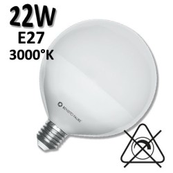 Ampoule globe LED BENEITO 22W E27 120mm 230V