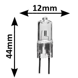 Ampoule 50W GY6.35 12V - halogène DURALAMP 01467