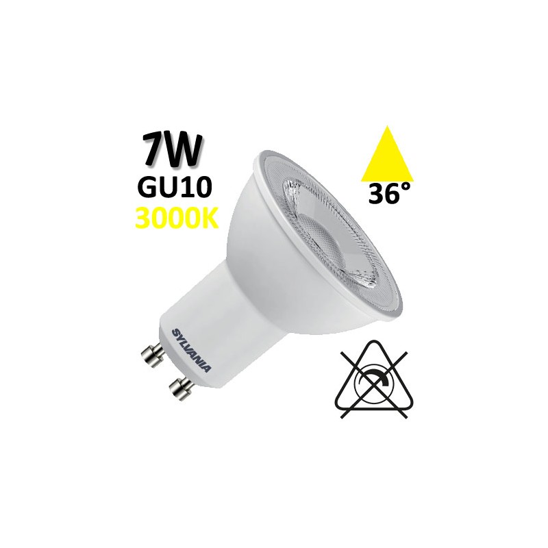Ampoule LED SYLVANIA GU10 7W - SYLVANIA 0029183 0029184