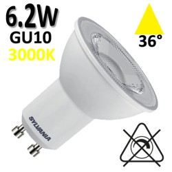 Ampoule LED SYLVANIA GU10 6,2W - SYLVANIA 0029178 0029179