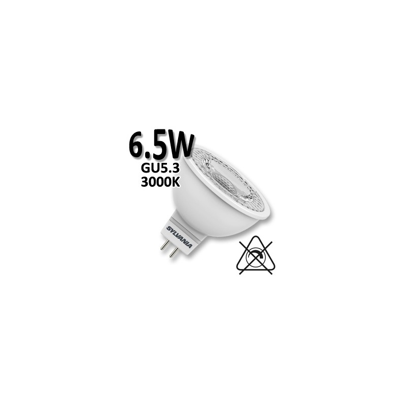 Ampoule GU5.3 LED SYLVANIA RefLED MR16 V3 6.5W 12V