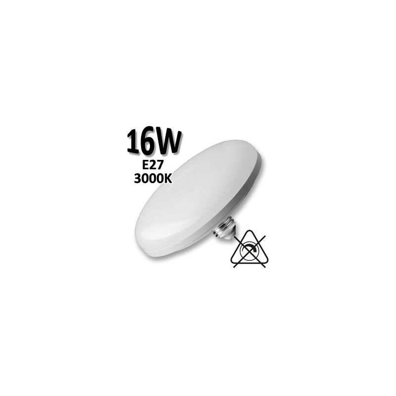 Ampoule LED circulaire 16W E27 230V 150mm - Ampoule disk basic
