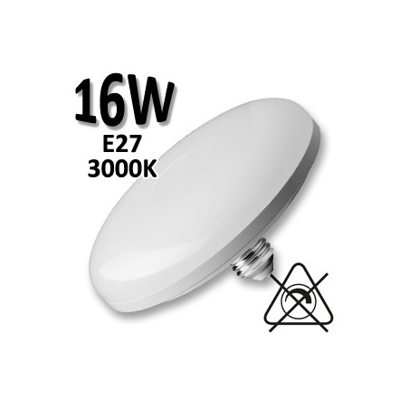 Ampoule LED circulaire 16W E27 230V 150mm - Ampoule disk basic