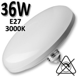 Ampoule LED circulaire 36W E27 230V 250mm - Ampoule disk basic