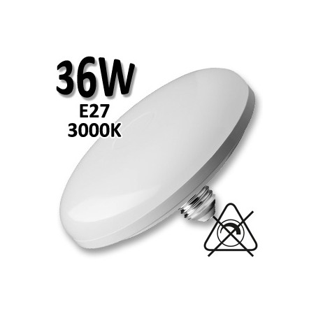 Ampoule LED circulaire 36W E27 230V 250mm - Ampoule disk basic