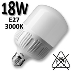 Ampoule LED tubulaire 18W E27 230V - LED HI POWER