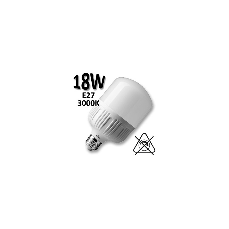 Ampoule LED tubulaire 18W E27 230V - LED HI POWER
