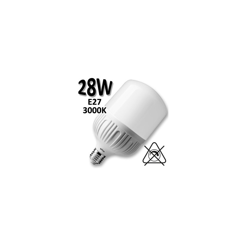 Ampoule LED tubulaire 28W E27 230V - LED HI POWER