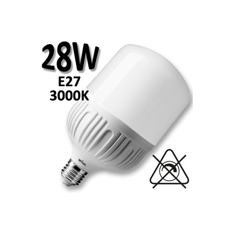 Ampoule LED tubulaire 28W E27 230V - LED HI POWER