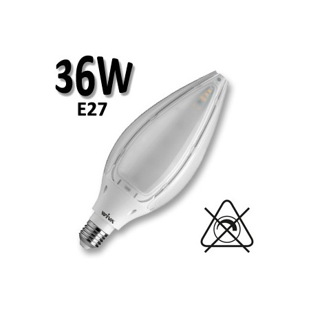 Ampoule LED ovoide 36W E27 840 230V - LED HI POWER