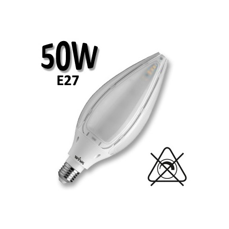 Ampoule LED ovoide 50W E27 840 230V - LED HI POWER