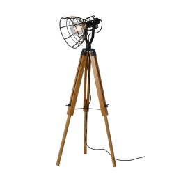 Lampadaire LUCIDE JOSHUA douille E27 en bois