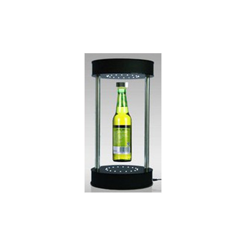 Lampe apesanteur noire porte bouteille MAGNETIC LAND