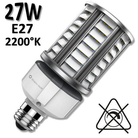 BENEITO OBO 27W E27 230V - Lampe tubulaire LED extérieure