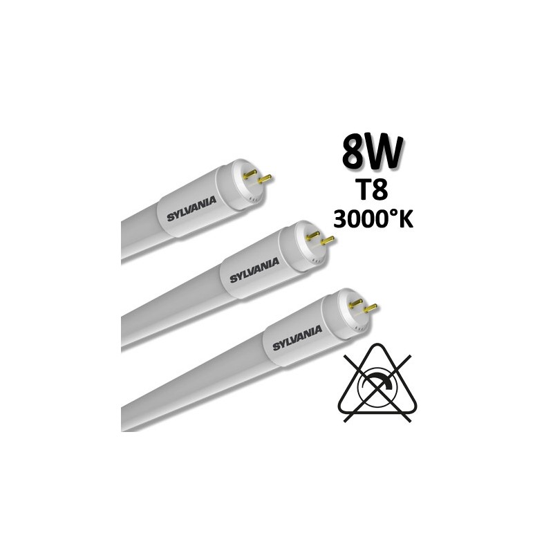 Tube LED 8W T8 pour ballast électronique SYLVANIA