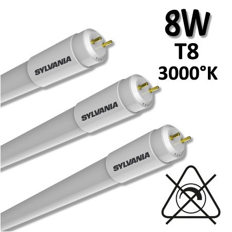 Tube LED 8W T8 pour ballast électronique SYLVANIA