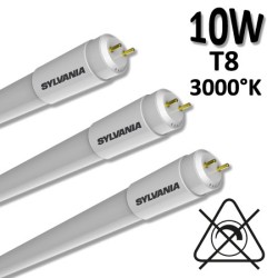 Tube LED 10W T8 pour ballast ferro ou 230V SYLVANIA