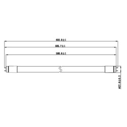 Tube LED 10W T8 pour ballast ferro ou 230V SYLVANIA