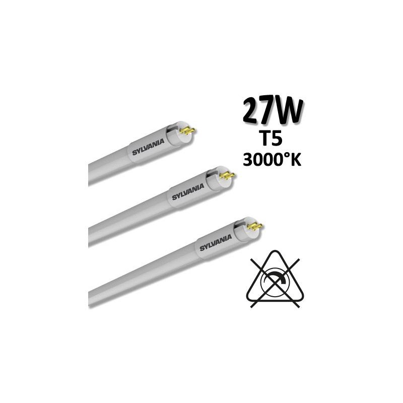 Tube LED T5 27W pour remplacement 54W fluo SYLVANIA