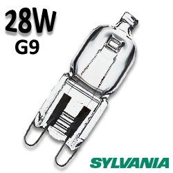 Ampoule 28W G9 230 - SYLVANIA HiPin 28W G9 0023756