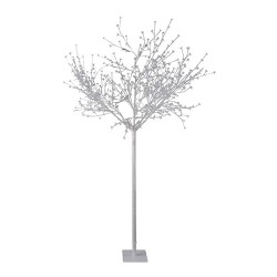 Arbre décoratif lumineux blanc 2.5m de hauteur