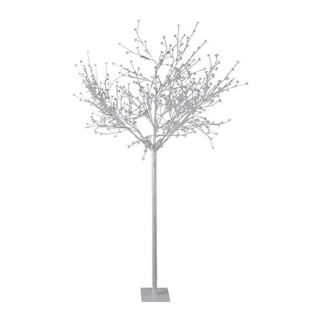 Arbre décoratif lumineux blanc 2.5m de hauteur
