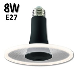 Ampoule LED circulaire SYLVANIA RADIANCE noire 8W E27