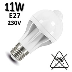 Ampoule LED avec détecteur - DURALAMP A6075-PIR
