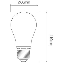 Ampoule LED BENEITO 10W E27 230V - 592125R-C3 592125R-F
