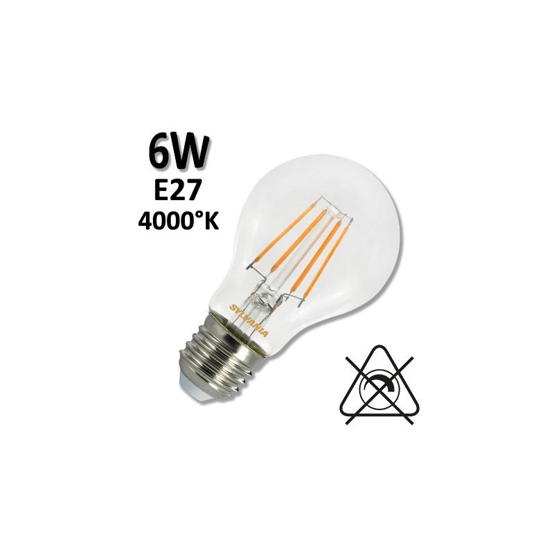 SYLVANIA 0027328 - lampe standard claire LED 7W E27 230V
