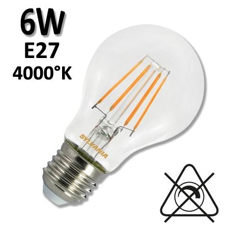 SYLVANIA 0027328 - lampe standard claire LED 7W E27 230V