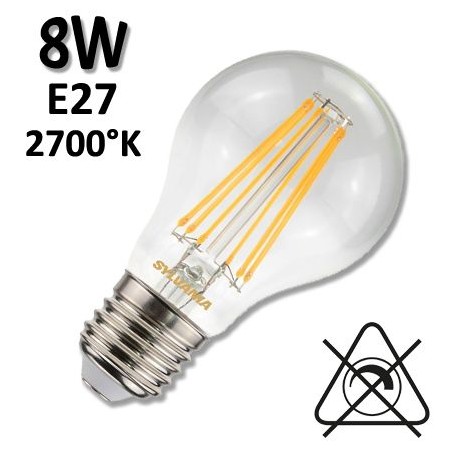 SYLVANIA 0027137 - Ampoule standard claire LED 4W E27 230V