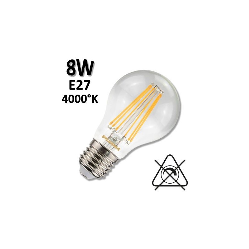 SYLVANIA 0027330 -Lampe standard claire LED 8W E27 230V