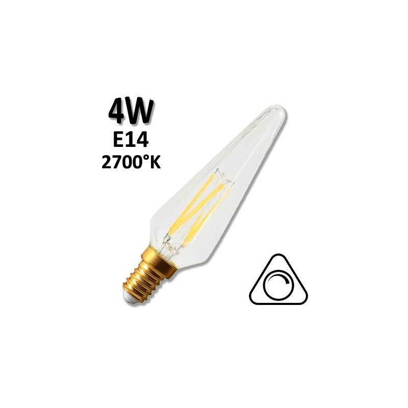 Ampoule LED Flamme Bohème GIRARD SUDRON 4W E14 230V