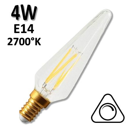 Ampoule LED Flamme Bohème GIRARD SUDRON 4W E14 230V