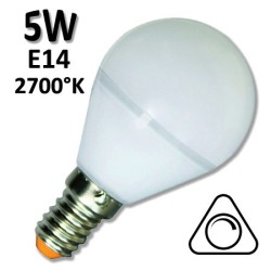 Ampoule sphérique LED GIRARD SUDRON compatible variateur 5W E14 230V
