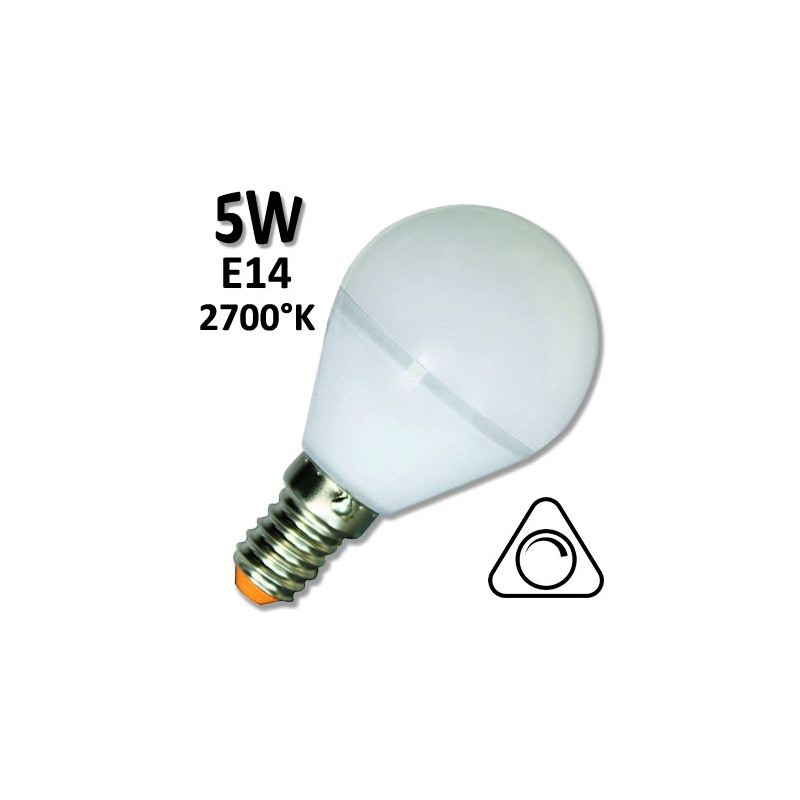 Ampoule sphérique LED GIRARD SUDRON compatible variateur 5W E14 230V