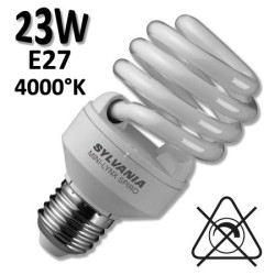 Ampoule spirale 23W E27 230 840 - Sylvania 0035225