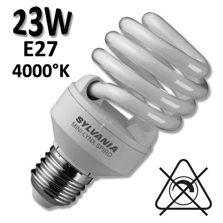Ampoule spirale 23W E27 230 840 - Sylvania 0035225
