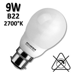 Ampoule SYLVANIA MiniLynx spherique 9W B22 0035402