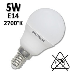 Ampoule SYLVANIA sphérique opale 4W E14 ou E27 230V - SYLVANIA ToLEDo
