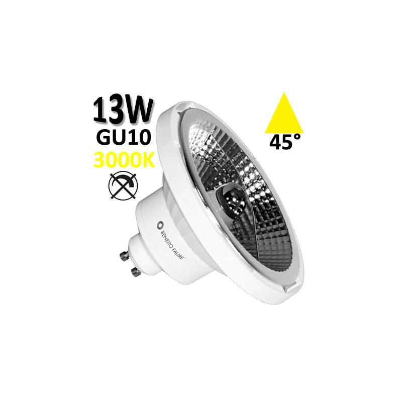 BENEITO LED AR111 13W GU10 remplaçante SYLVANIA HI SPOT SA111 