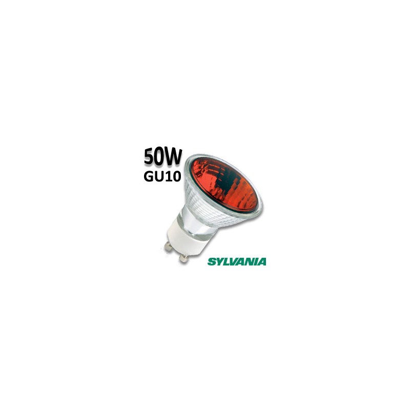 Ampoule Rouge SYLVANIA ES50 50W GU10 220V