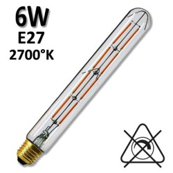 Ampoule LED GIRARD SUDRON tubulaire T30 6W E27 230V