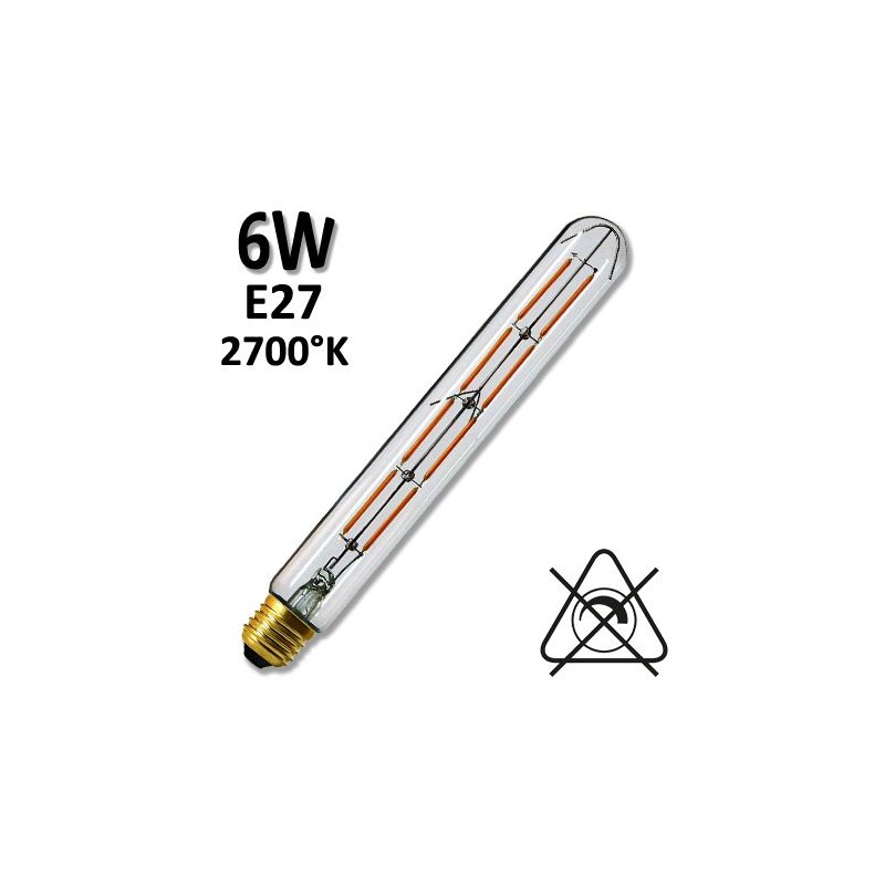 Ampoule LED GIRARD SUDRON tubulaire T30 6W E27 230V