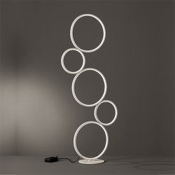 Lampadaire TRIO RONDO noir ou blanc